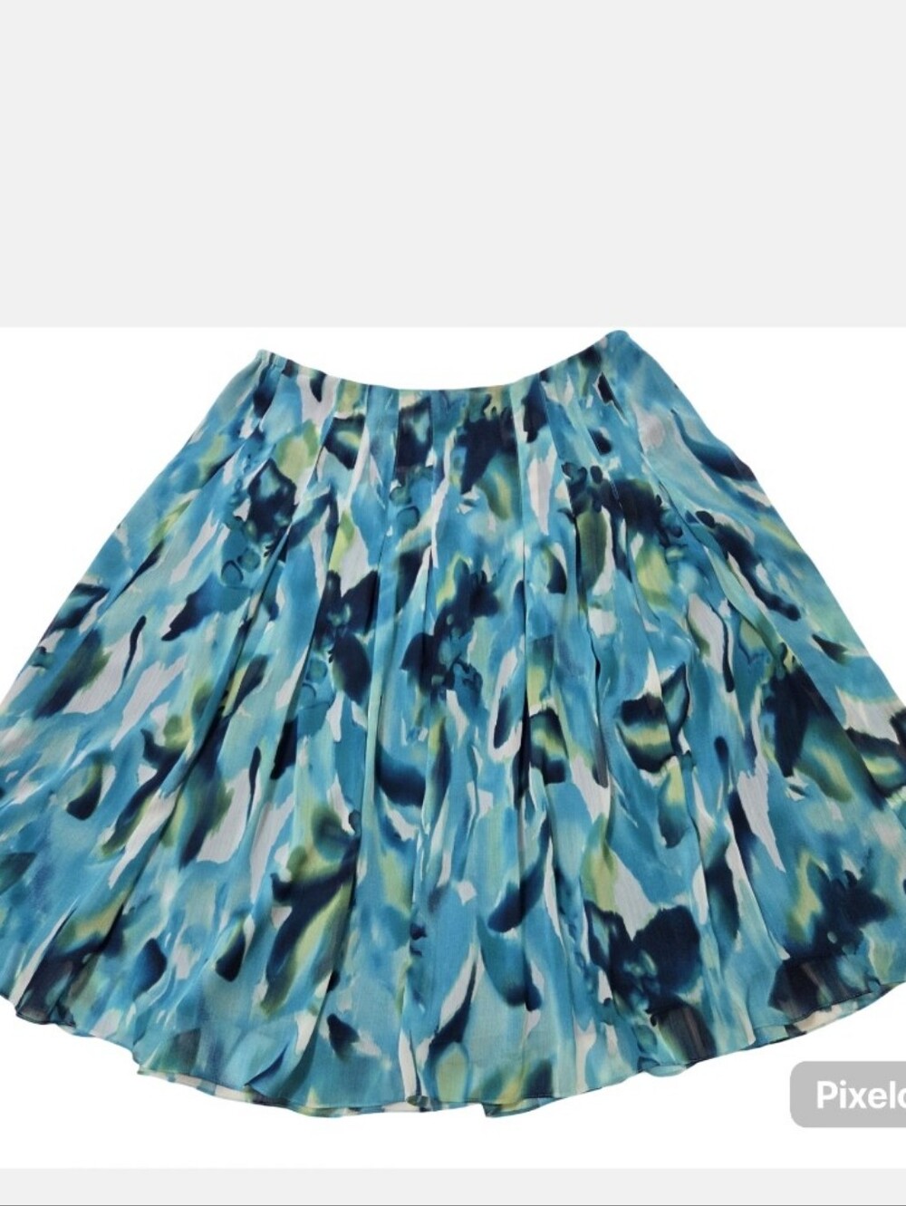 Jones New York Sheer Pleated Skirt.